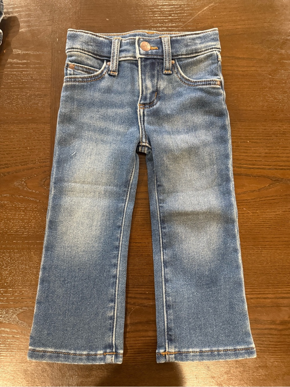 Wrangler Light Blue Straight-Leg Kids Jeans